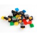 Colorful Square Tactile Button Switch Assortment - 5 pack