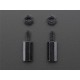 Brass M2.5 Standoffs 11mm tall for Pi HATs - Black Plated - 2 Pack