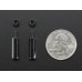 Brass M2.5 Standoffs 16mm tall - Black Plated - 2 Pack