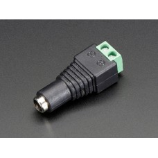 Female DC Power adapter - 2.1mm jack to screw terminal block