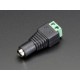 Female DC Power adapter - 2.1mm jack to screw terminal block