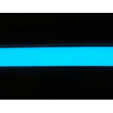 Aqua Electroluminescent (EL) Tape Strip - 100cm w/two connectors