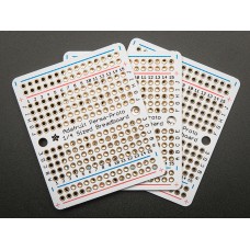 Adafruit Perma-Proto Quarter-sized Breadboard PCB - 3 pk!