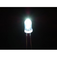 Adafruit Super Bright White 5mm LED (25 pack)
