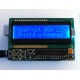 LCD Shield Kit w/ 16x2 Character Display - Only 2 pins used! (BLUE AND WHITE)
