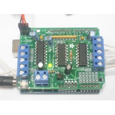 Adafruit Motor/Stepper/Servo Shield for Arduino kit - v1.2