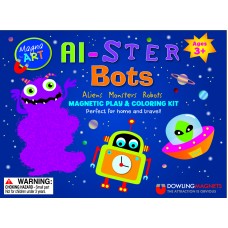 Al-Ster-Bots Robot Magnet Coloring Kit