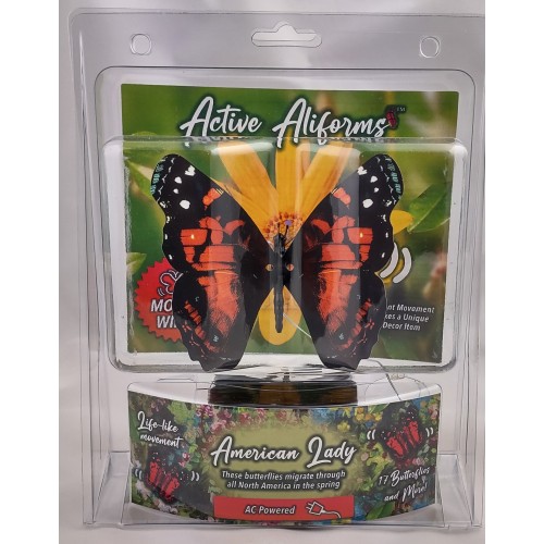 Robotic Insect: Life-like Moving Butterfly - American Painted Lady AC